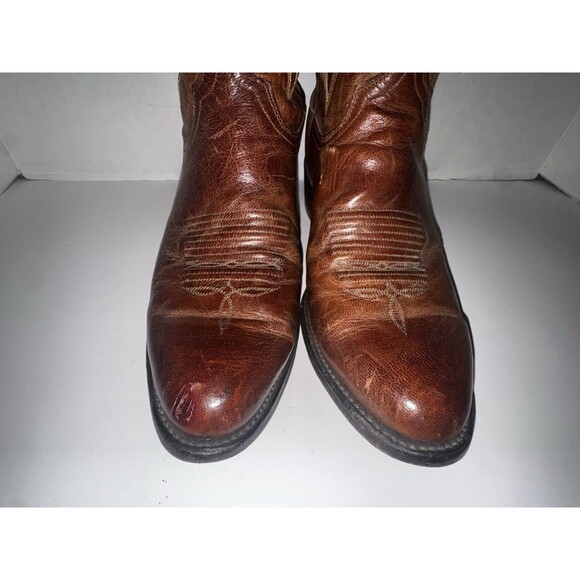 Lucchese 1883 Crayton N1547R Mad Dog Goat Leather Cowboy Boots Mens 10 D USA main image 8